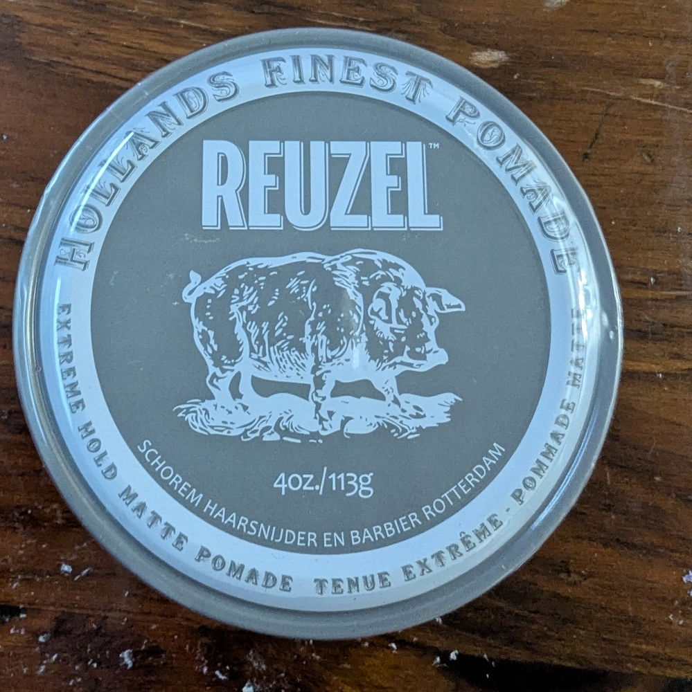 NEW Sealed Reuzel Holland's Finest Pomade Extreme Hold Matte Pomade 4 Oz